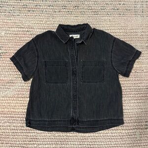 Madewell Women’s Black Denim Shirt